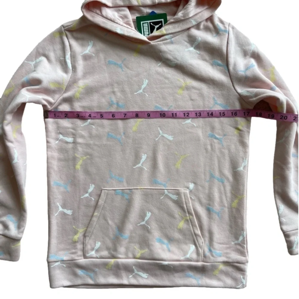Puma Pink Hoodie Youth Extra Small 5/6 NWT